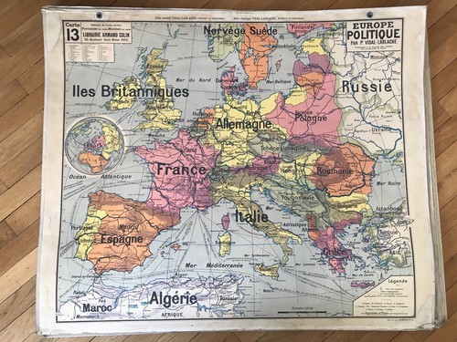 Carte scolaire vidal - vidal, lablache