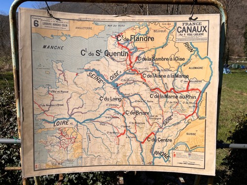 Carte scolaire france canaux - scolaire,