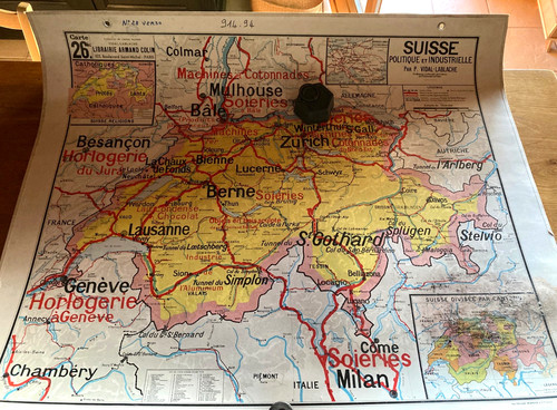 Carte scolaire cartonnée