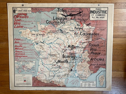 Carte scolaire vidal lablache - vidal,