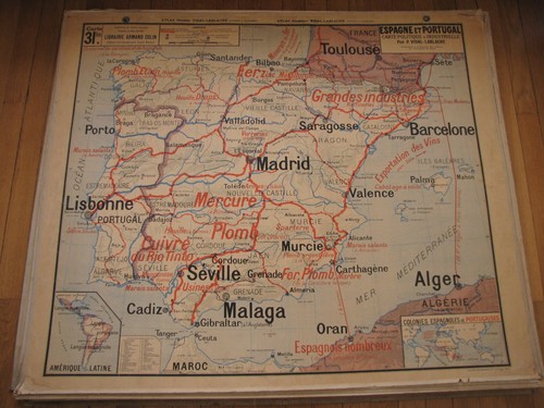 Carte scolaire vidal - vidal, lablache