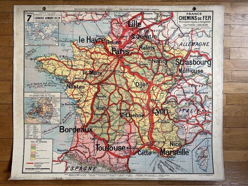Carte scolaire vidal lablache - vidal,