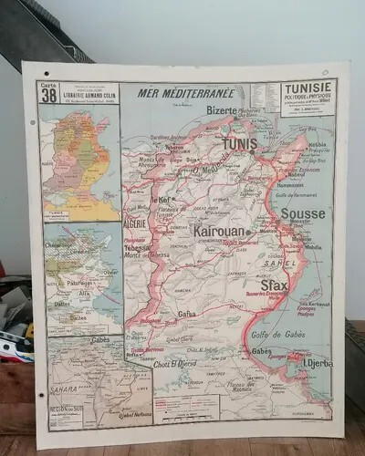 Affiche carte scolaire