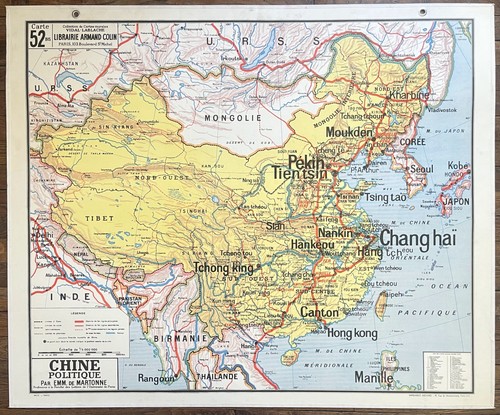 Ancienne carte scolaire - 🌍,