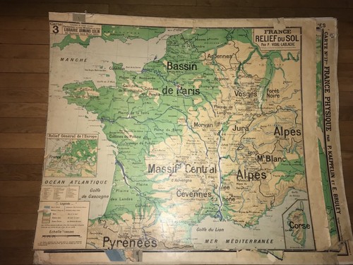 Carte scolaire vidal lablache - scolaire,