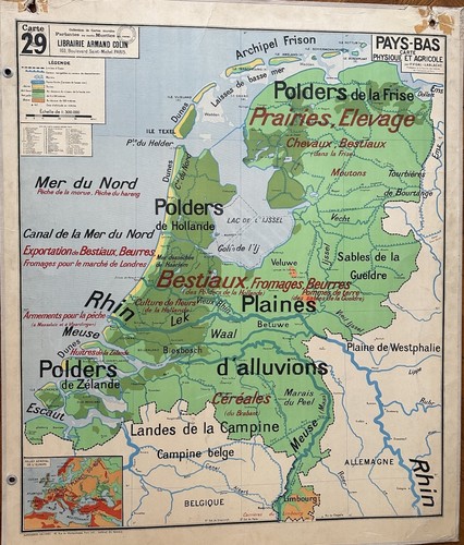Carte scolaire vidal - carte,